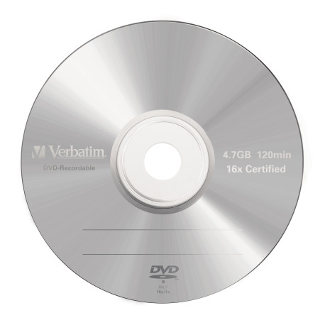 Verbatim DVD-R Matt Silver 4,7 GB 5 piezas 43519