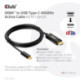 CLUB3D CAC-1334 adaptador de cable de vídeo 1,8 m HDMI tipo A Estándar USB Tipo C
