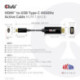 CLUB3D HDMI to USB Type-C 4K60Hz Active Cable M/M 1.8m/6 ft CAC-1334