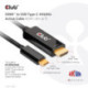 CLUB3D CAC-1334 adaptador de cable de vídeo 1,8 m HDMI tipo A Estándar USB Tipo C