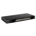 D-Link DGS-1520-28 commutateur réseau Géré L3 10G Ethernet 100/1000/10000 1U Noir