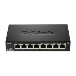 D-Link DES-108 commutateur réseau Non-géré Fast Ethernet 10/100 Noir