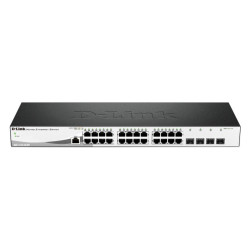 D-Link DGS-1210-28/ME switch di rete Gestito L2 Gigabit Ethernet 10/100/1000 1U Nero