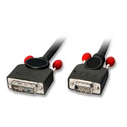 Lindy 41196 Videokabel-Adapter 2 m DVI-I VGA (D-Sub) Schwarz