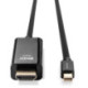 Lindy 36927 cavo e adattatore video DisplayPort HDMI tipo A Standard Nero