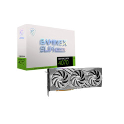 MSI GAMING GeForce RTX 4070 X SLIM WHITE 12G NVIDIA 12 GB GDDR6X RTX 4070 G X S W 12G