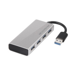 CLUB3D USB 3.0 Hub 4-Port con Power Adapter CSV-1431