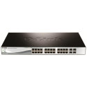 D-Link DGS-1210-28P switch de rede Gerido L2 Gigabit Ethernet 10/100/1000 Power over Ethernet PoE 1U
