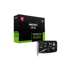 MSI AERO GeForce RTX 4060 ITX 8G OC NVIDIA 8 Go GDDR6 RTX 4060 AE ITX 8G O