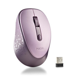 NGS DEW LILAC mouse Ambidestro RF Wireless Ottico 1600 DPI DEWLILAC