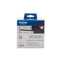 Brother DK22251- Rouleau de papier continu originalNoir et rouge sur blanc, 62 mm DK-22251