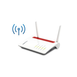 FRITZBox 6850 LTE routeur sans fil Gigabit Ethernet Bi-bande 2,4 GHz / 5 GHz 4G Rouge, Blanc 20002926