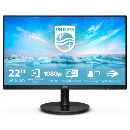 Philips V Line 221V8A Monitor PC 54,6 cm 21.5 1920 x 1080 Pixel Full HD LCD Nero