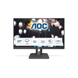 AOC E1 24E1Q computer monitor 60.5 cm 23.8 1920 x 1080 pixels Full HD LED Black