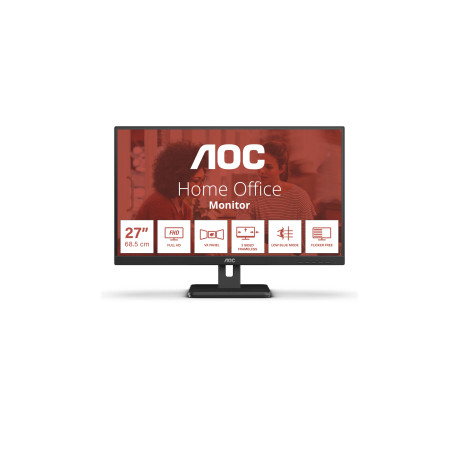 AOC 27E3UM/BK monitor de ecrã 68,6 cm 27 1920 x 1080 pixels Full HD Preto