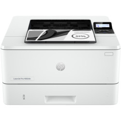 HP LaserJet Pro 4002dn Printer, Black and white, Printer for Small medium business, Print, Two-sided printing Fast first 2Z605F