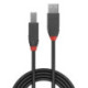 Lindy 36672 câble USB 1 m USB 2.0 USB A USB B Noir