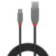 Lindy 1m USB 2.0 Type A to Mini-B Cable, Anthra Line 36722