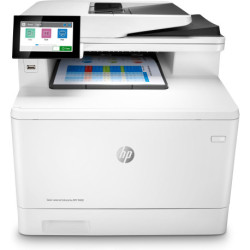 HP Color LaserJet Enterprise MFP M480f, Color, Printer for Business, Print, copy, scan, fax, Compact Size Strong Security 3QA55A