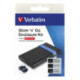 Verbatim Store'N'Go Enclosure Kit Compartimento HDD/SSD Preto, Azul 2.5 53106