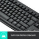 Logitech Wireless Combo MK270 teclado Rato incluído USB QWERTY Italiano Preto 920-004512