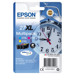 Epson Alarm clock Multipack 3-colour 27XL DURABrite Ultra Ink C13T27154012