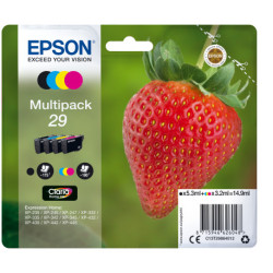 Epson Strawberry C13T29864012 tinteiro 1 unidades Original Rendimento padrão Preto, Ciano, Magenta, Amarelo