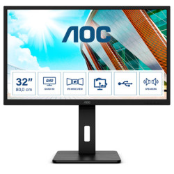 AOC P2 Q32P2 écran plat de PC 80 cm 31.5 2560 x 1440 pixels 2K QHD LED Noir