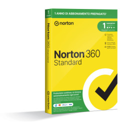 NortonLifeLock Norton 360 Standard Seguridad de antivirus 1 licencias 1 años 21429122