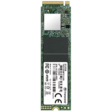 TRANSCEND SSD INTERNO 110S 512GB M.2 PCI-E R/W 1500/550 TLC GEN 3X4