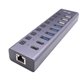 I-TE USB-A/USB-C CHARGING HUB 9PORTE CON LAN E POWER ADAPTER 60 W