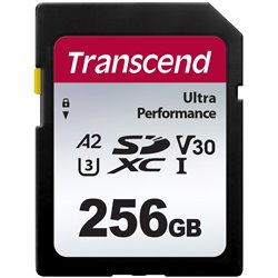 TRANSCEND MEMORY CARD 256GB SD Card UHS-I U3 A2 Ultra Performance