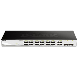 D-Link DGS-1210-24 commutateur réseau Géré L2 Gigabit Ethernet 10/100/1000 1U Noir