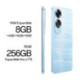 OPPO A60 16,9 cm 6.67 Dual-SIM Android 14 4G USB Typ-C 8 GB 256 GB 5000 mAh Blau