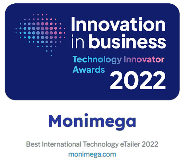 Monimega Melhor e-Tailer Internacional de Tecnologia 2022