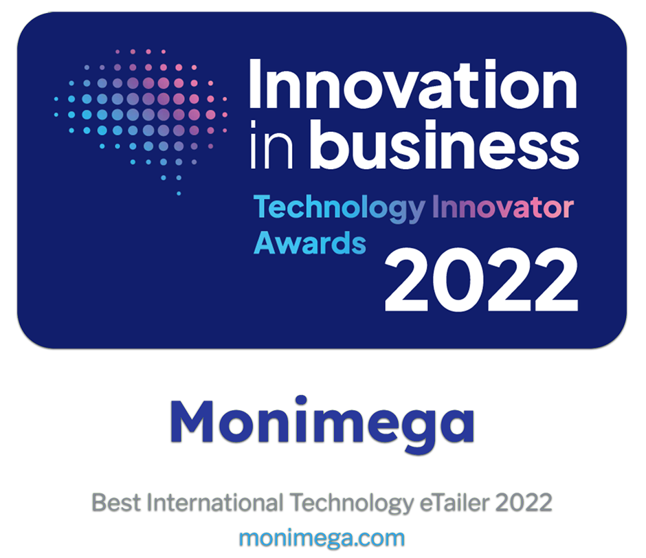 Monimega Melhor e-Tailer Internacional de Tecnologia 2022